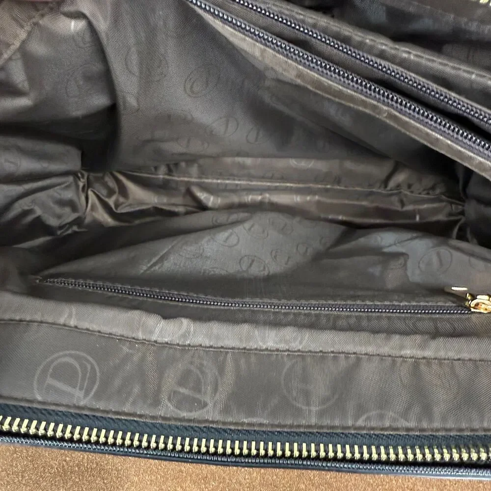 Easegave Black Briefcase 15.6 inch laptop professional bag shoulder strap